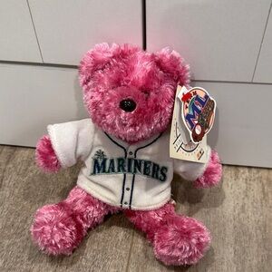 Mariners Plush Bear  with jersey 51 ICHIRO  who won 2019  MlB  for Seattle